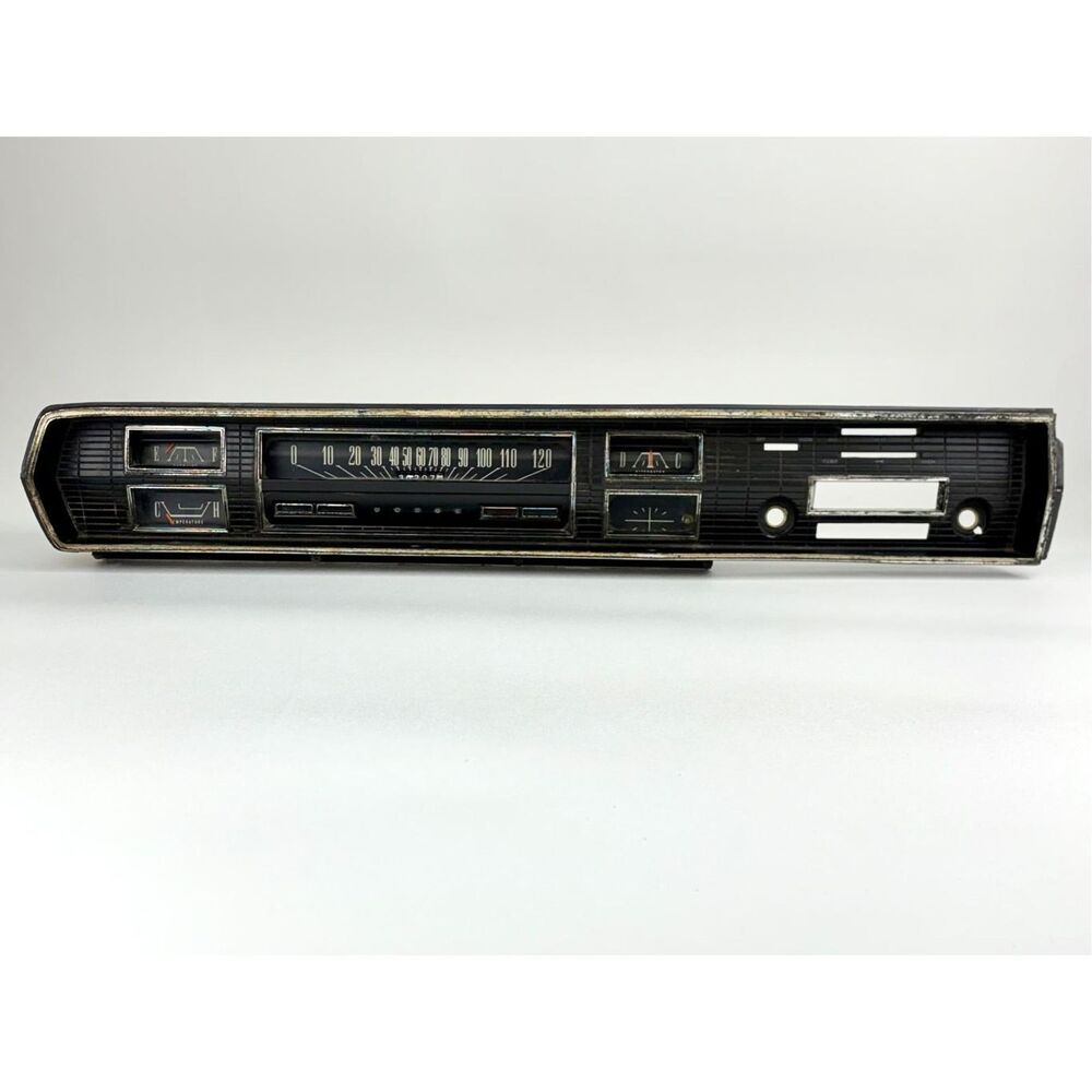 1966 - 1967 Dodge Coronet Dash Gauge Cluster & Non AC Bezel 66 67 Mopar 440 500